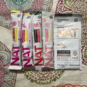 Pruvit NAT Ketones Trial pack  5 packs caffeine free